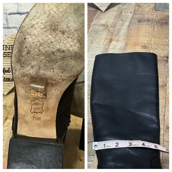 Tory Burch Black Sofia Riding Boots - Picture 9 of 14